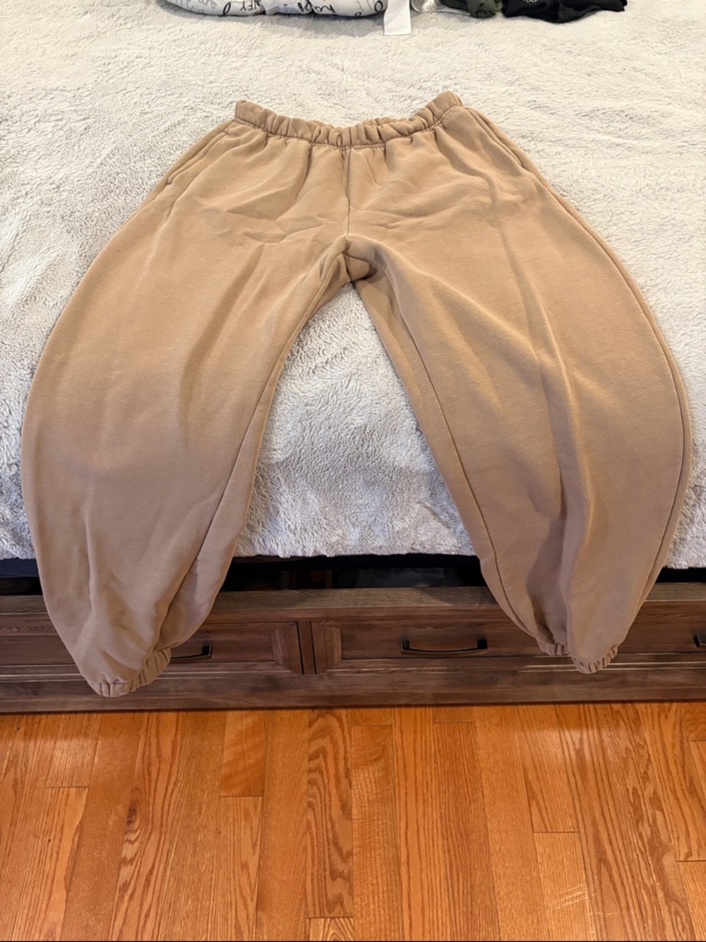 DSG Tan Cozy Fleece Track Joggers
